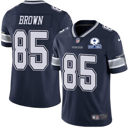 Nike Cowboys #85 Noah Brown Navy Blue Team Color Men's Stitched With Established In 1960 Patch NFL Vapor Untouchable Limited Jersey