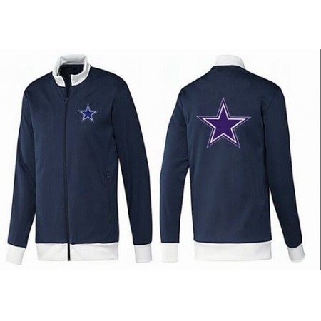 NFL Dallas Cowboys Team Logo Jacket Dark Blue_1