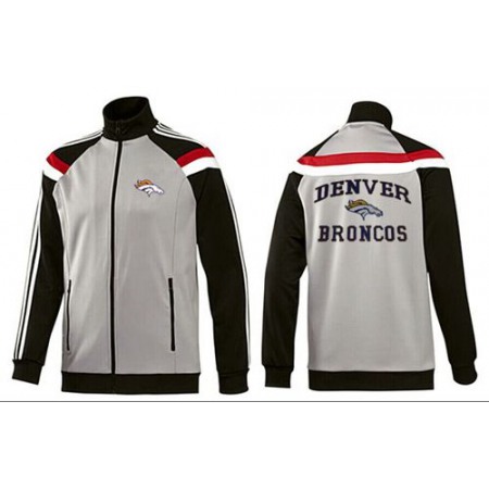 NFL Denver Broncos Heart Jacket Grey