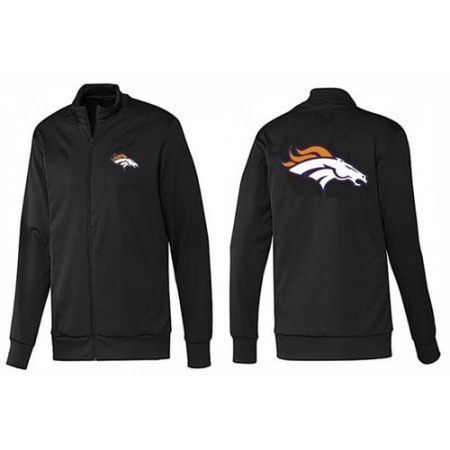 NFL Denver Broncos Team Logo Jacket Black_1