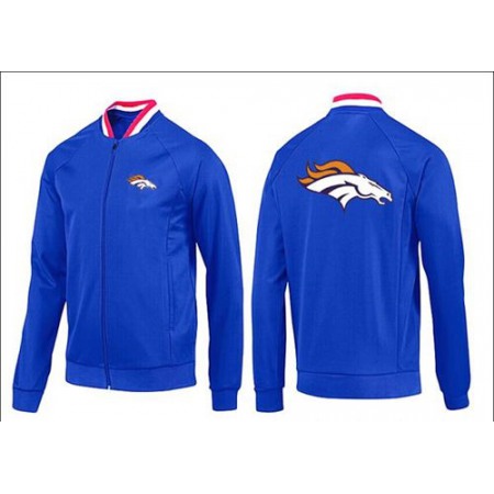 NFL Denver Broncos Team Logo Jacket Blue_1