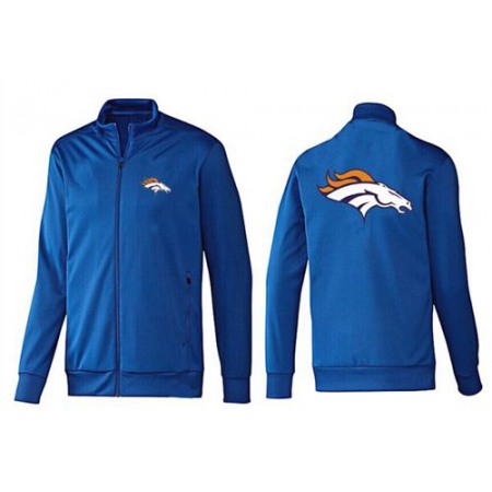 NFL Denver Broncos Team Logo Jacket Blue_2