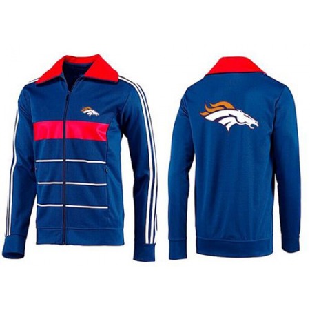 NFL Denver Broncos Team Logo Jacket Blue_5