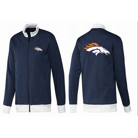 NFL Denver Broncos Team Logo Jacket Dark Blue_1