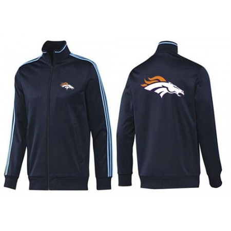 NFL Denver Broncos Team Logo Jacket Dark Blue_2