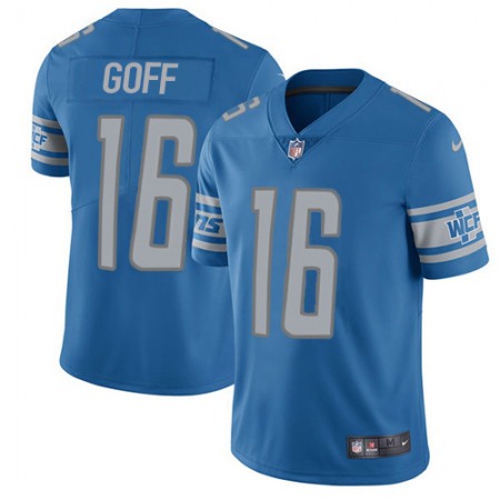 Detroit Lions #16 Jared Goff Blue Team Color Men's Stitched NFL Vapor Untouchable Limited Jersey