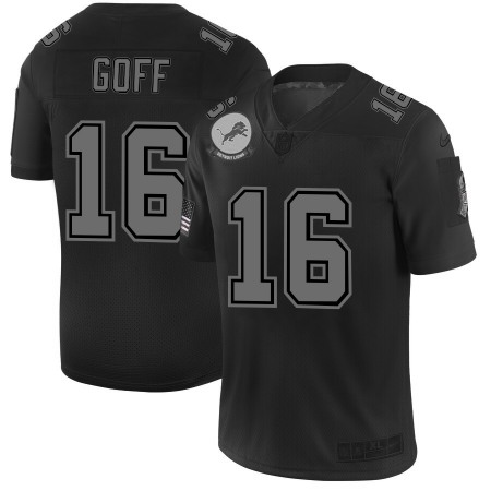 Detroit Lions #16 Jared Goff Men's Nike Black 2019 Salute to Service Limited Stitched NFL Jersey