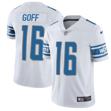 Detroit Lions #16 Jared Goff White Men's Stitched NFL Vapor Untouchable Limited Jersey