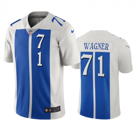 Detroit Lions #71 Rick Wagner White Blue Vapor Limited City Edition NFL Jersey