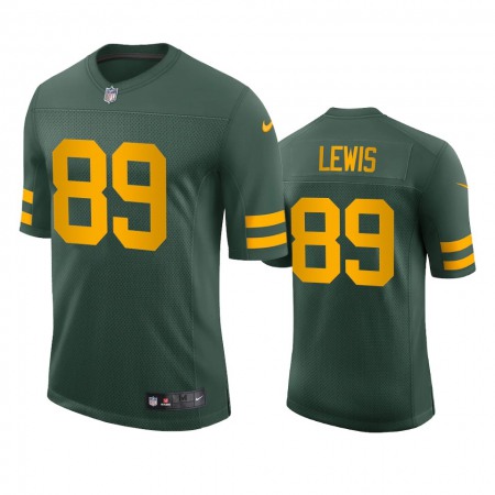 Green Bay Packers #89 Marcedes Lewis Men's Nike Alternate Vapor Limited Player NFL Jersey - Green