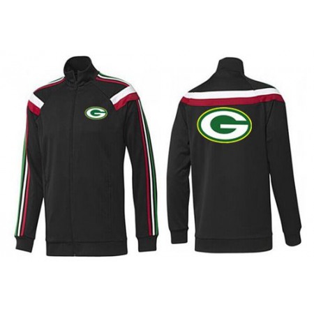 NFL Green Bay Packers Team Logo Jacket Black_2