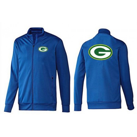 NFL Green Bay Packers Team Logo Jacket Blue_1