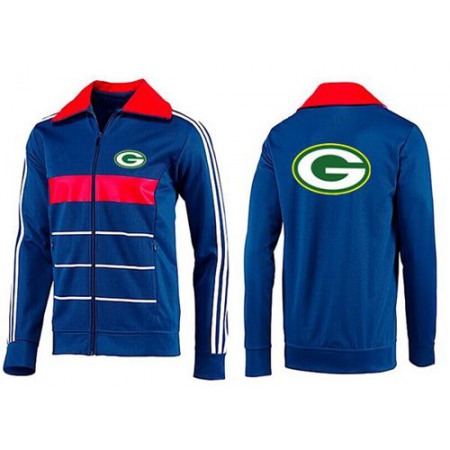 NFL Green Bay Packers Team Logo Jacket Blue_2