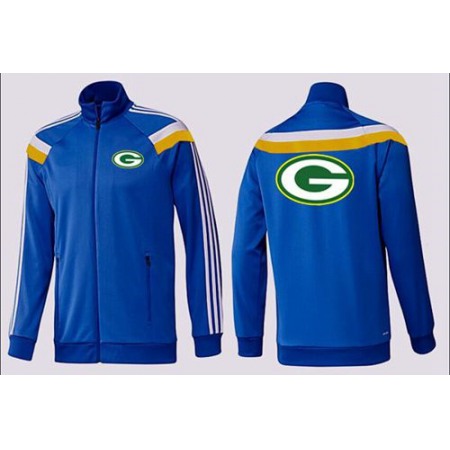 NFL Green Bay Packers Team Logo Jacket Blue_3