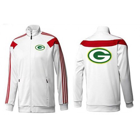 NFL Green Bay Packers Team Logo Jacket White_1