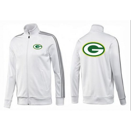 NFL Green Bay Packers Team Logo Jacket White_3