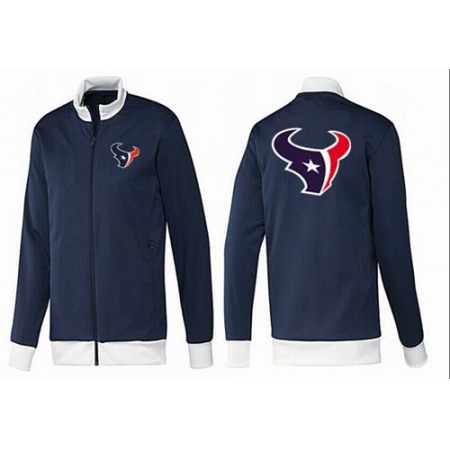 NFL Houston Texans Team Logo Jacket Dark Blue_1