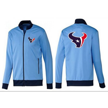 NFL Houston Texans Team Logo Jacket Light Blue