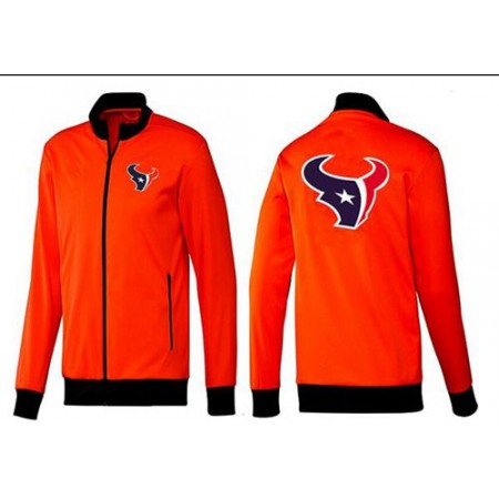 NFL Houston Texans Team Logo Jacket Orange