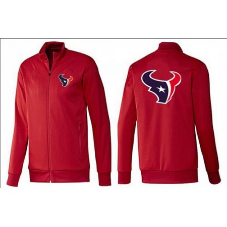 NFL Houston Texans Team Logo Jacket Red_1