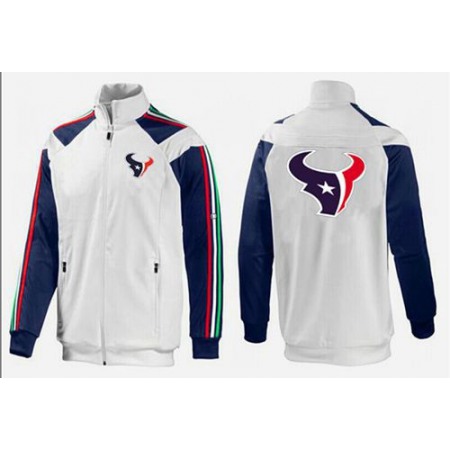 NFL Houston Texans Team Logo Jacket White_2