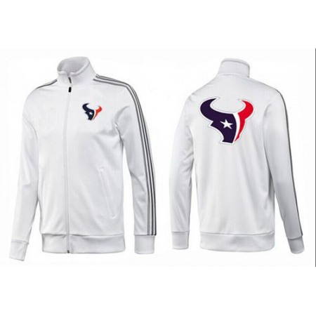 NFL Houston Texans Team Logo Jacket White_3