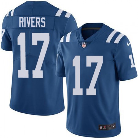 Nike Colts #17 Philip Rivers Royal Blue Men's Stitched NFL Limited Rush Jersey