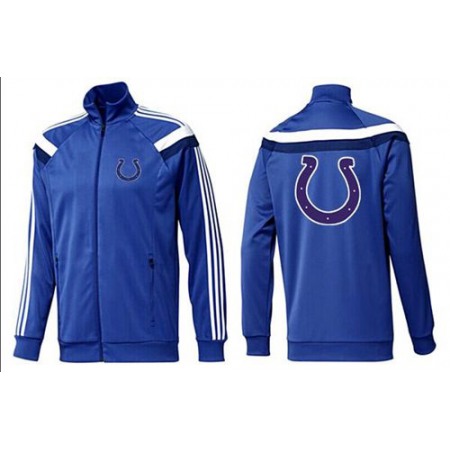 NFL Indianapolis Colts Team Logo Jacket Blue_6