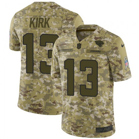 Nike Jaguars #13 Christian Kirk Camo Men's Stitched NFL Limited 2018 Salute To Service Jersey