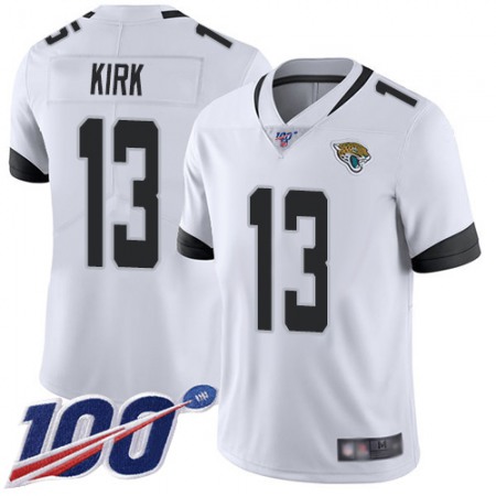 Nike Jaguars #13 Christian Kirk White Men's Stitched NFL 100th Season Vapor Limited Jersey