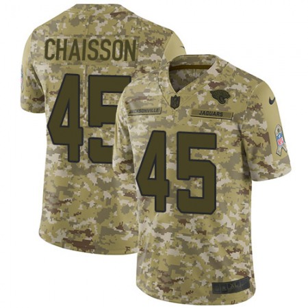 Nike Jaguars #45 K'Lavon Chaisson Camo Men's Stitched NFL Limited 2018 Salute To Service Jersey