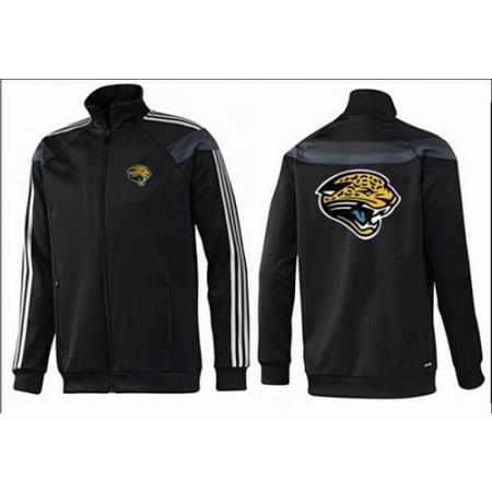 NFL Jacksonville Jaguars Team Logo Jacket Black_3
