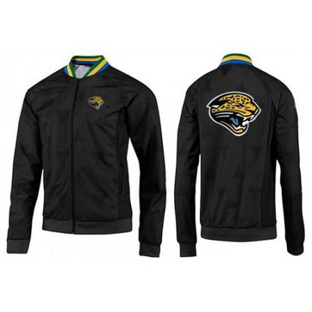 NFL Jacksonville Jaguars Team Logo Jacket Black_4