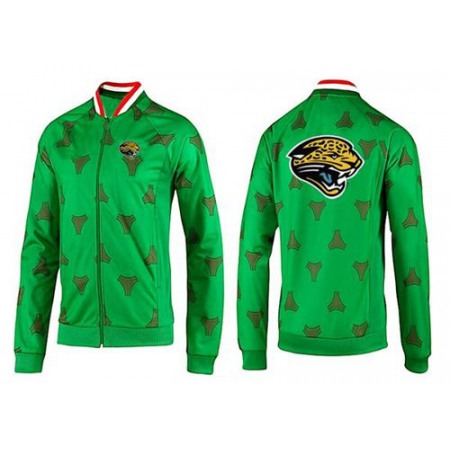 NFL Jacksonville Jaguars Team Logo Jacket Green_2