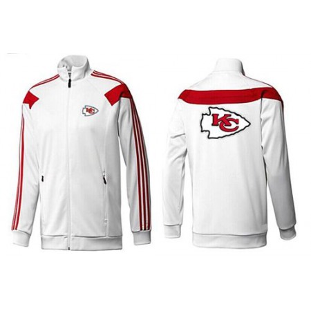 NFL Kansas City Chiefs Team Logo Jacket White_1