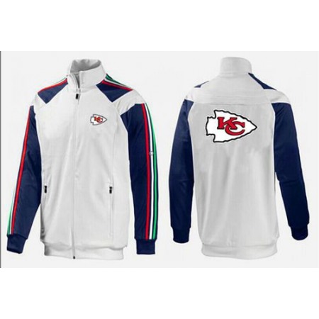 NFL Kansas City Chiefs Team Logo Jacket White_2