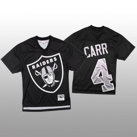 NFL Las Vegas Raiders #4 Derek Carr Black Men's Mitchell & Nell Big Face Fashion Limited NFL Jersey