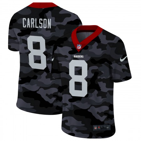 Las Vegas Raiders #8 Daniel Carlson Men's Nike 2020 Black CAMO Vapor Untouchable Limited Stitched NFL Jersey