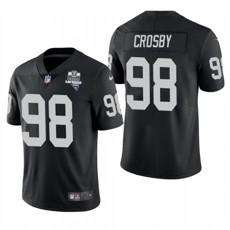 Las Vegas Raiders #98 Maxx Crosby Men's Nike 2020 Inaugural Season Vapor Limited NFL Jersey Black
