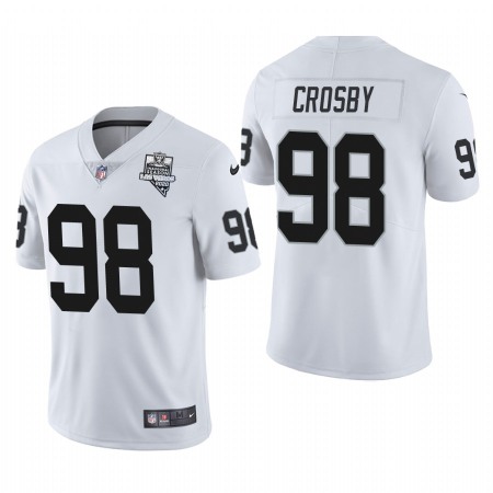 Las Vegas Raiders #98 Maxx Crosby Men's Nike 2020 Inaugural Season Vapor Limited NFL Jersey White