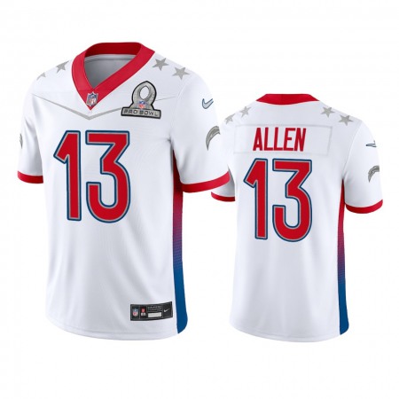 Nike Chargers #13 Keenan Allen Men's NFL 2022 AFC Pro Bowl Game Jersey White