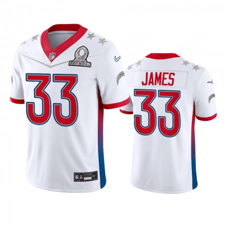 Nike Chargers #33 Derwin James Men's NFL 2022 AFC Pro Bowl Game Jersey White