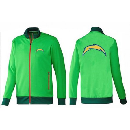 NFL Los Angeles Chargers Team Logo Jacket Green