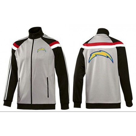 NFL Los Angeles Chargers Team Logo Jacket Grey