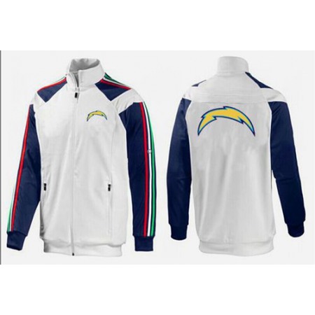 NFL Los Angeles Chargers Team Logo Jacket White