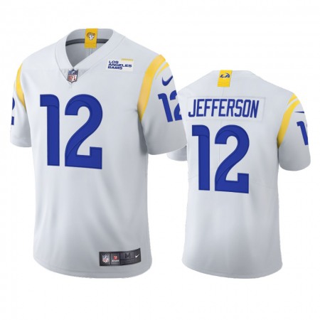 Los Angeles Rams #12 Van Jefferson Men's Nike 2021 Vapor Limited NFL Jersey - White