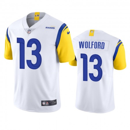 Los Angeles Rams #13 John Wolford Men's Nike Alternate Vapor Limited NFL Jersey - White