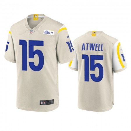 Los Angeles Rams #15 Tutu Atwell Men's Nike Game NFL Jersey - Bone