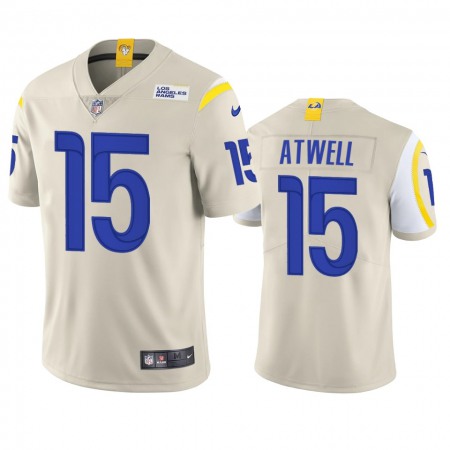 Los Angeles Rams #15 Tutu Atwell Men's Nike Vapor Limited NFL Jersey - Bone