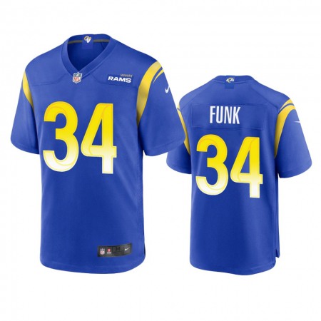 Los Angeles Rams #34 Jake Funk Men's Nike Game NFL Jersey - Royal